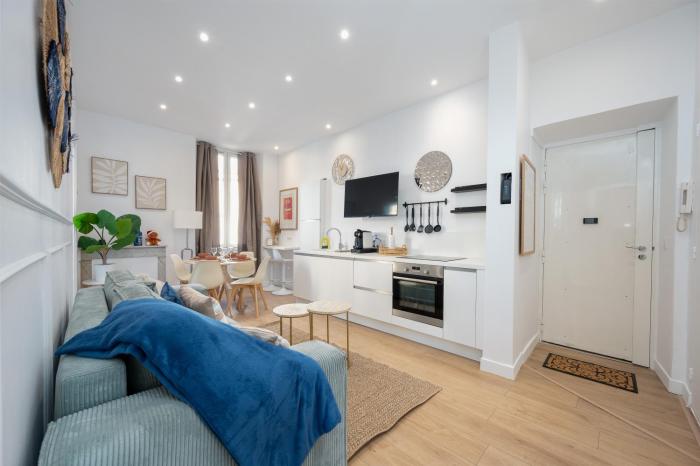 Chic Apartment Cannes Forville, 5 min Palais & Port