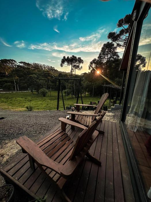 Cabana com Cachoeira
