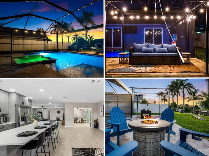 Pool, Spa & Dock | Modern Canal-Front Escape