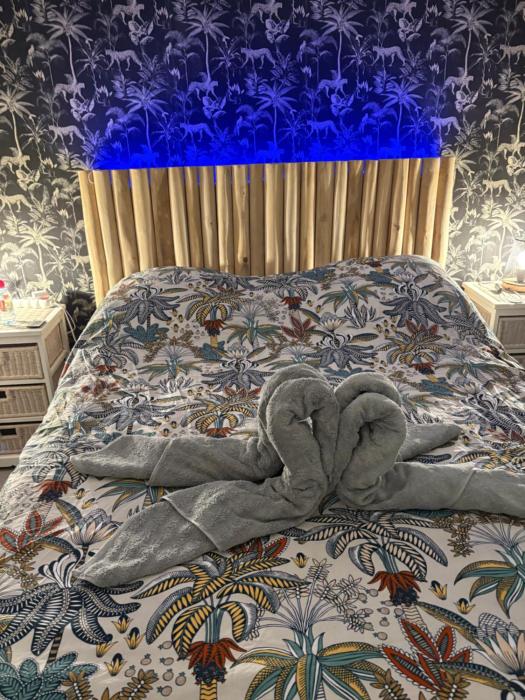 Maison atypique 5 couchages ,2 lits doubles et un lit simple ! avec un grand terrain !animaux bienvenus !wifi netflix écran plat 4k