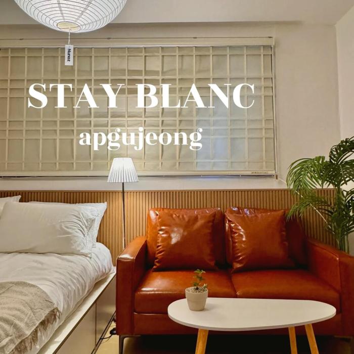 Stay BLANC 7 minutes from Abgujeong Station