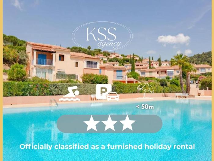 Appart, vue mer, moins de 50 m de la plage, clim