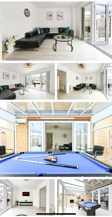 Swans Place - Large 4bed home, Sleeps 9, Parking x2 & Games room