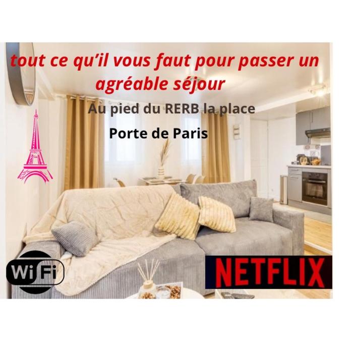 L authentique T2 à Arcueil à deux pas du RER B Porte de Paris