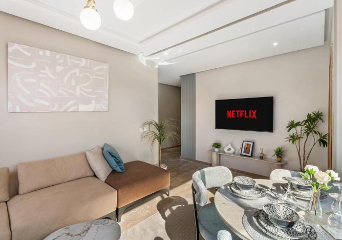 Appartement Chic & Neuf à Guéliz - Terrasse et Parking