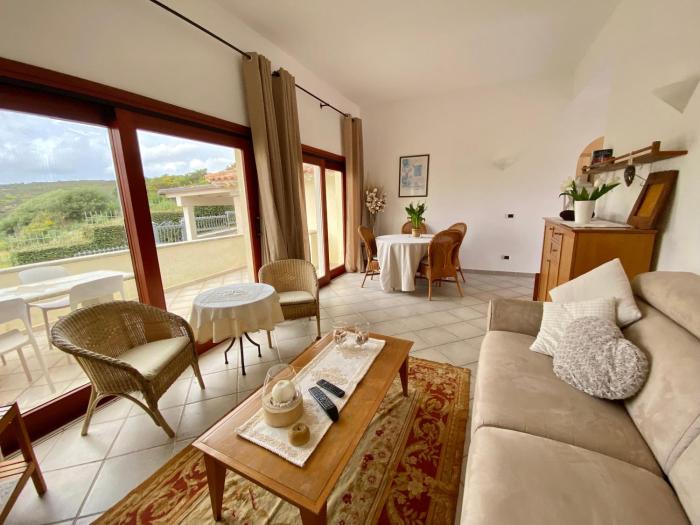 ISA - Luxury apartment Elicriso sea view with common swimming pool just 100 mt from the beach