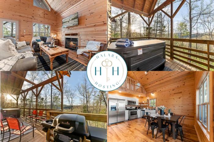 Cabin 2 Peaceful Cabin Near River with Fire Pit and Hot Tub