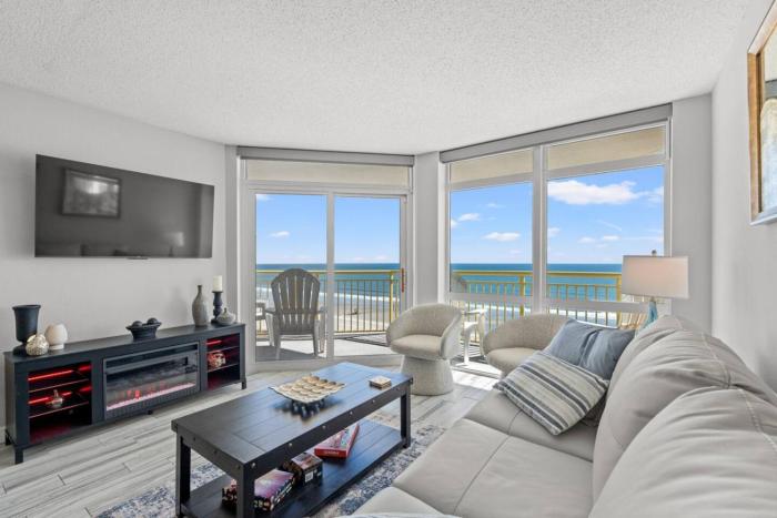 Bay Watch Resort Unit 512 is a 2 Bedroom 2 Bath Condo with Oceanfront Balcony