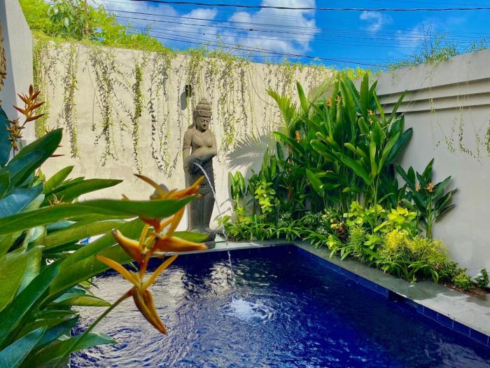 quiet villa with private pool in canggu