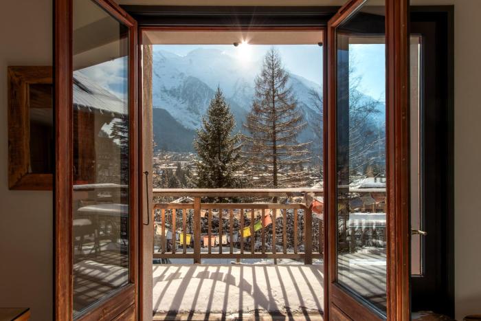 Le Refuge des Pecles, chalet avec vue Mont-Blanc