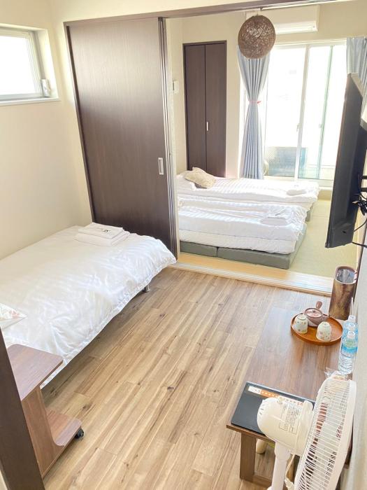 Sun生A号棟305室直达关西机场 电梯公寓 采光良好 仅2站到难波 直达梅田心斋桥天王寺 附带私人厨房