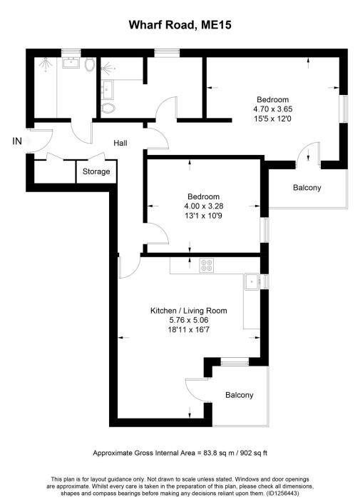 The Roost Group - 2 Bed Riverside Apartments