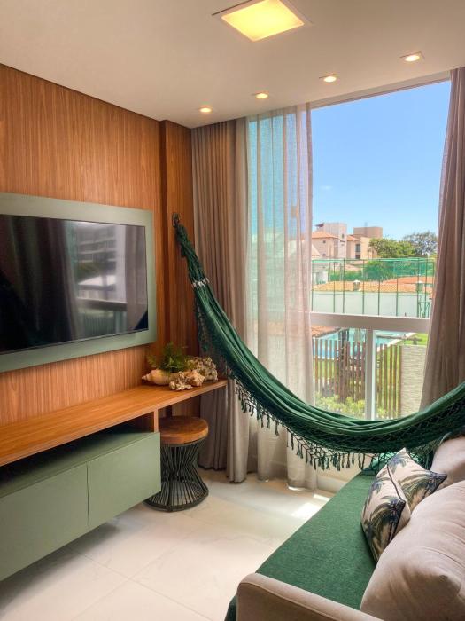 Apartamento Moderno com 2 Suítes a 100m do Mar