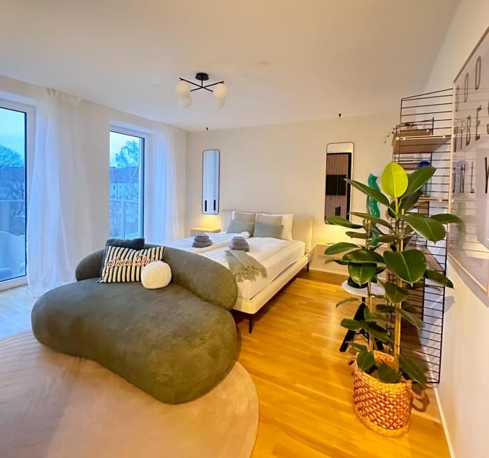 Modernes City Apartment inkl Garage und Balkon