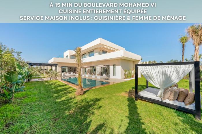 Villa Lilas-Luxe Pool, Steam Room & Gym