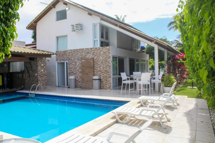Porto de Galinhas - Casa ampla 5 quartos com piscina aquecida, área gourmet e perto do centrinho