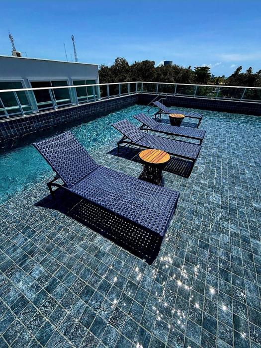 Harbor Living - Flat completo no Centro, Excelente Localização com Piscina & Academia