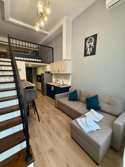 Апартаменти Аркадія, з терасою та 3 хв до моря