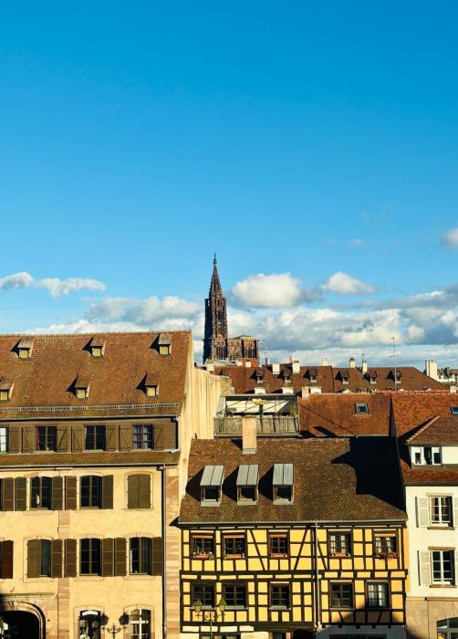 Studio bohème avec vue sur la cathédrale
