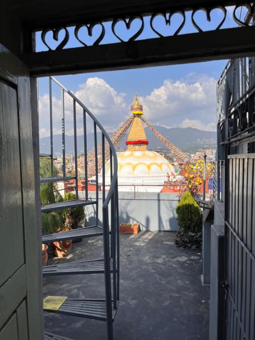 Front Stupa View