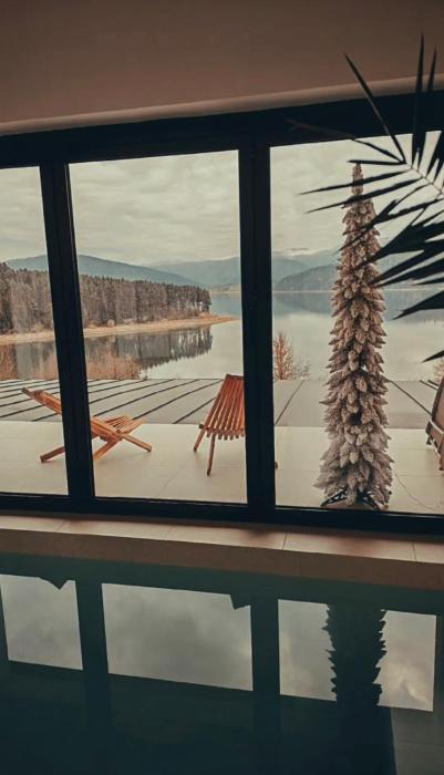 Moon Lake Bicaz - Aurora Sky