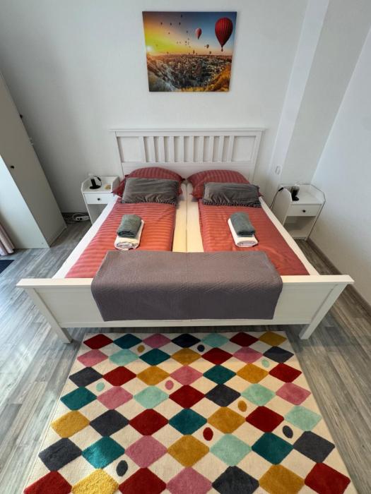 FeWo Elbo46 mit Balkon, Waschmaschine & Smart TV