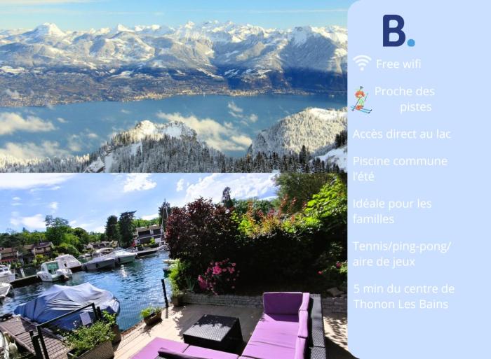 Le bonheur les pieds dans leau