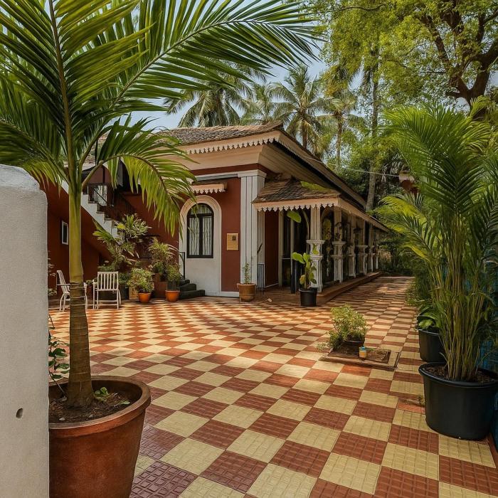 V3stay- 4bhk heritage Villa with private pool in Calangute