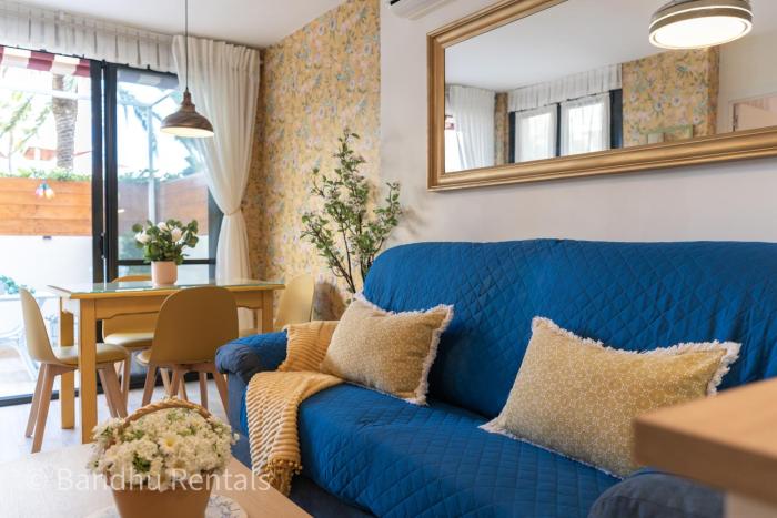 Coastal retreat with Private patio steps from beach