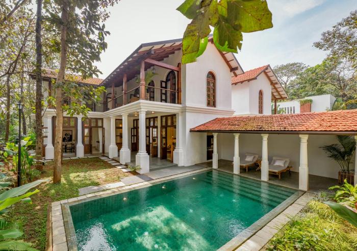 La Morella - 4BHK Luxury Villa in Assagao with Private Pool, Garden, Balcony, Caretaker, Kitchen, Genset Backup, Security
