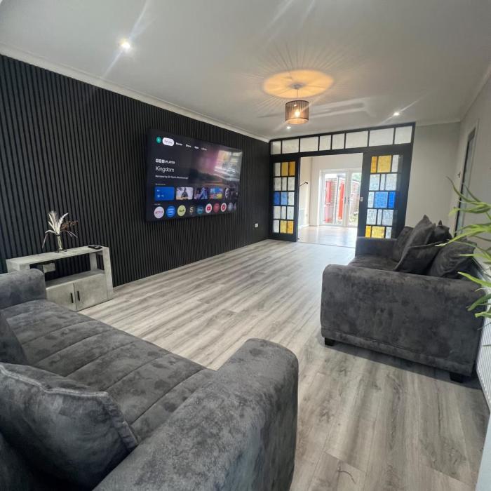 Stylish family home with cinema-style lounge near Blackpool