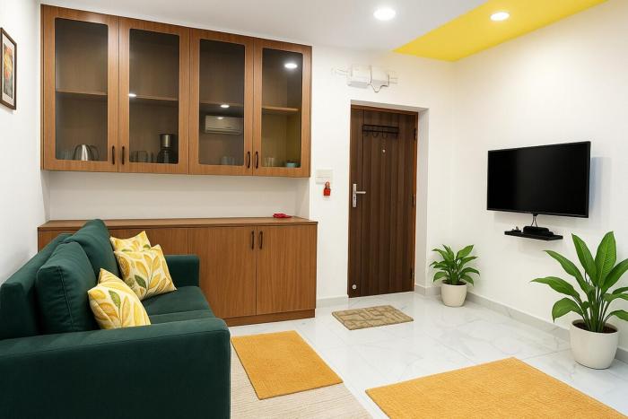 Urban vibes -Penthouse 1RK Kondapur, Gachibowli