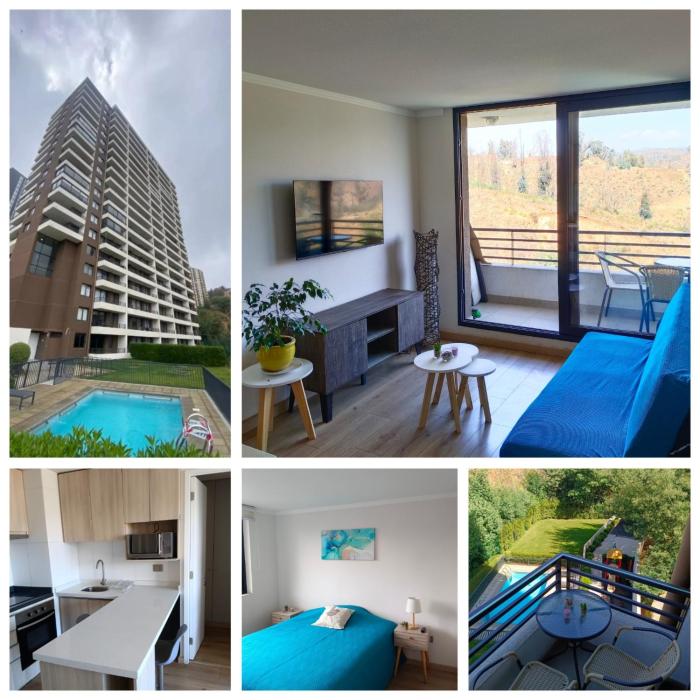 Departamento equipado de 2 Dormitorios , 2 baños y estacionamiento privado -