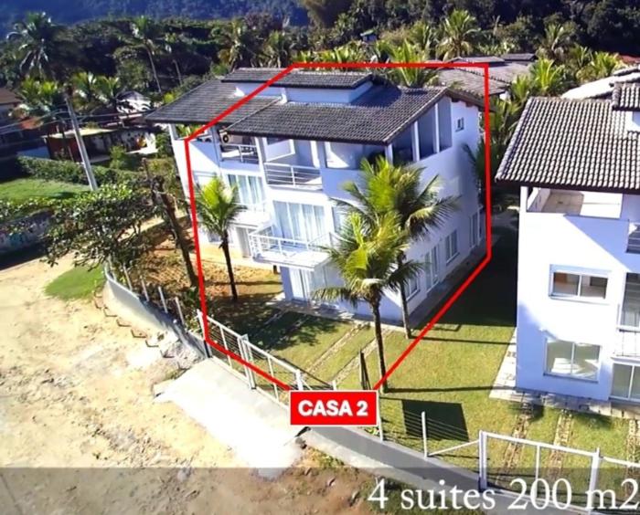 Frente Mar e Pé na Areia Casa 2 Praia da Sununga