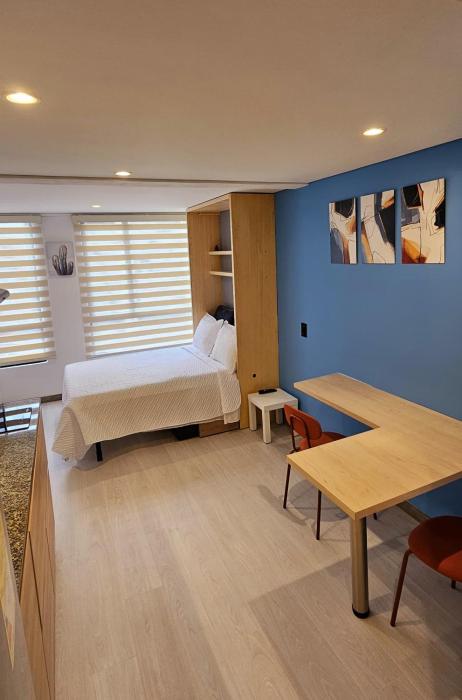 Acogedor apartaestudio central en Chapinero