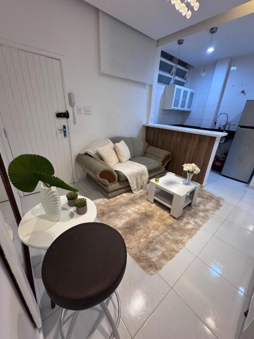 Apê charmoso e confortável à 1 minuto da praia