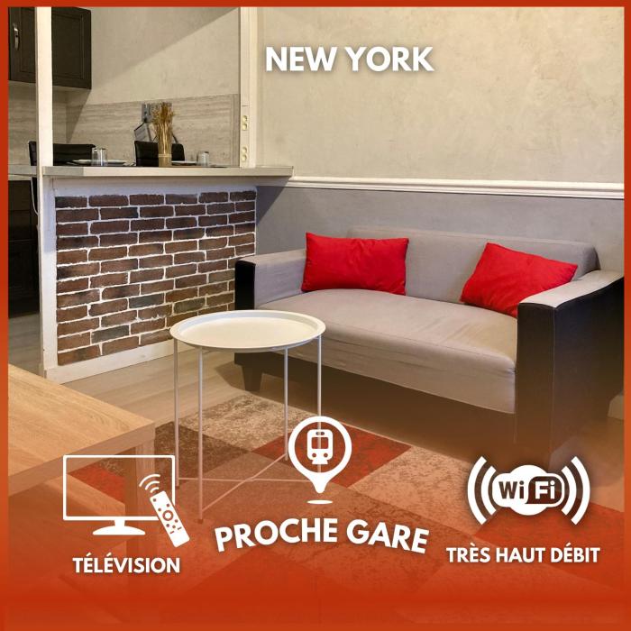 Room New York Proche Gare 400m