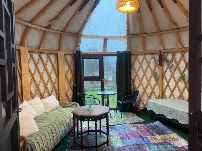 Unique Mongolian Yurt with Two small Guest houses by lake rent out as One