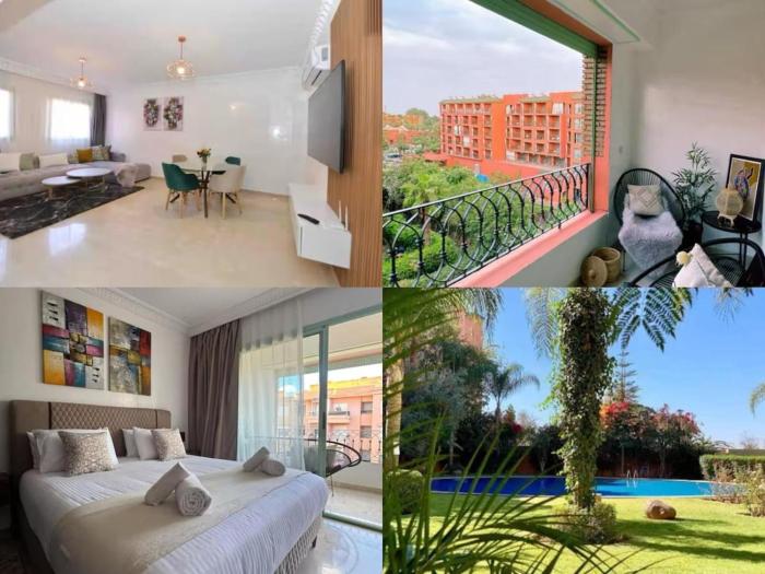 Appartement Haut Standing Hivernage, Piscine, Centre Marrakech