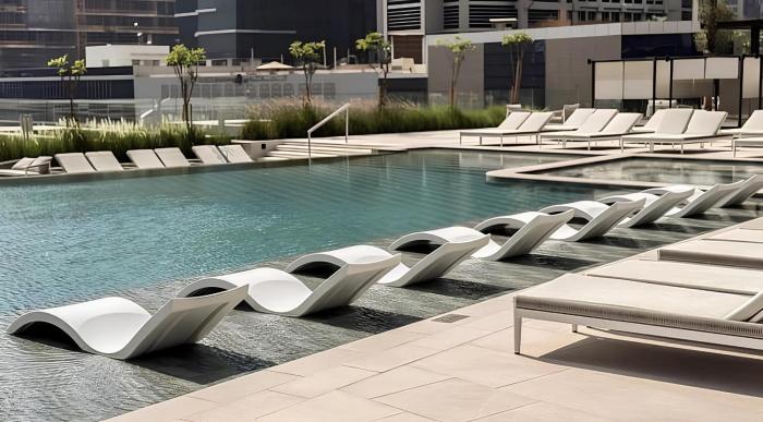 Burj Khalifa and Canal view 2 BDR Apartment