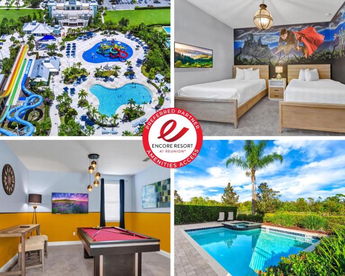 Home With Private Pool, Theme & Game Room Near Disney With Resort & Waterpark Access - 7521Mr