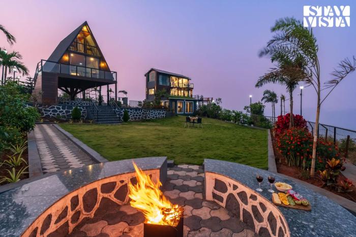 StayVista at The Cloudscape with WiFi, Lawn, AC