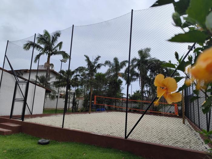 Chalés com Quadra de Areia