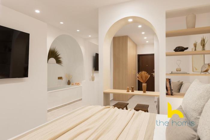 Relaxing Baths & Fireplace Nights Near Acropolis