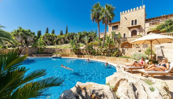 Villa-35, Finca für Spa-Retreat-Urlaub-Wellness-Fitness-Pool-Sauna, 5 DZ, Son-Servera, Ostküste Mallorca