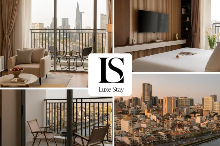 LuxeStay Saigon - Luxury Studios, 1 Bedroom, 2 Bedroom & 3 Bedroom Apartments - City Centre Ho Chi Minh City, Pool Access, Ideal for Families Business Travelers and Group Bookings