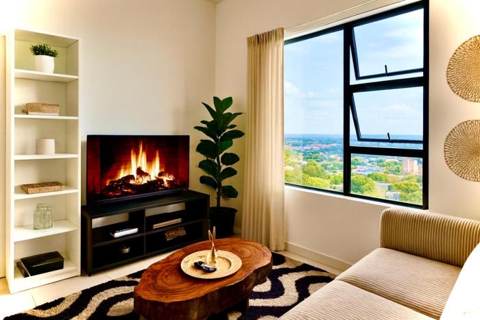 Luxury Skyline Escape - with Cosy Pool and Braai area