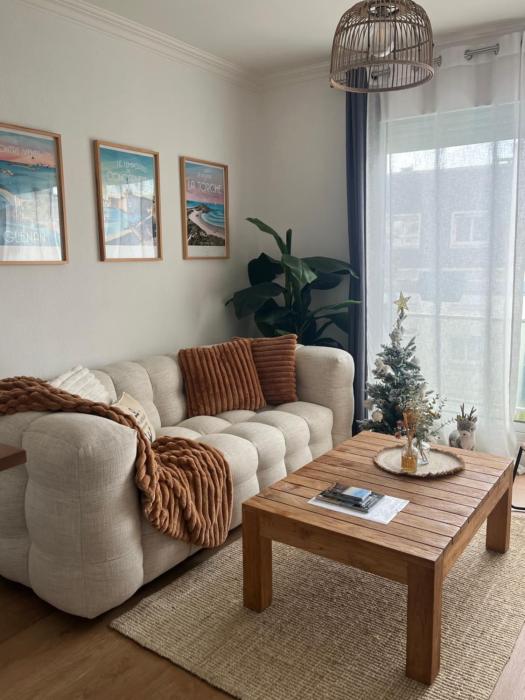 Cœur de Concarneau, appartement entier, proche centre, corniche et plage avec parking