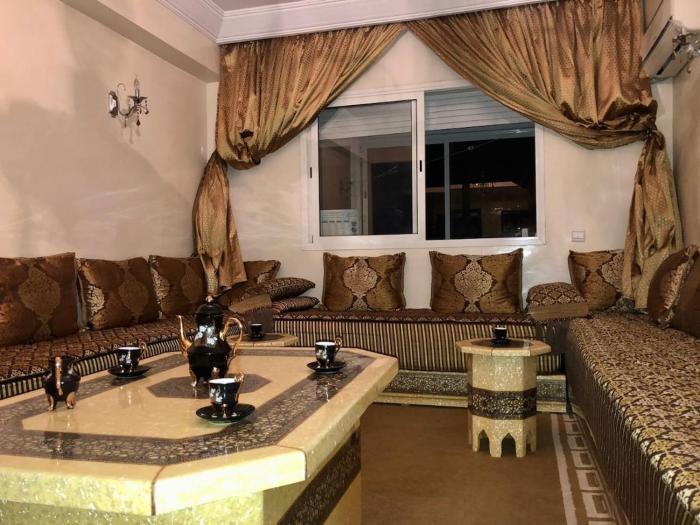 Central Casablanca Apartment Steps from Hassan II Area