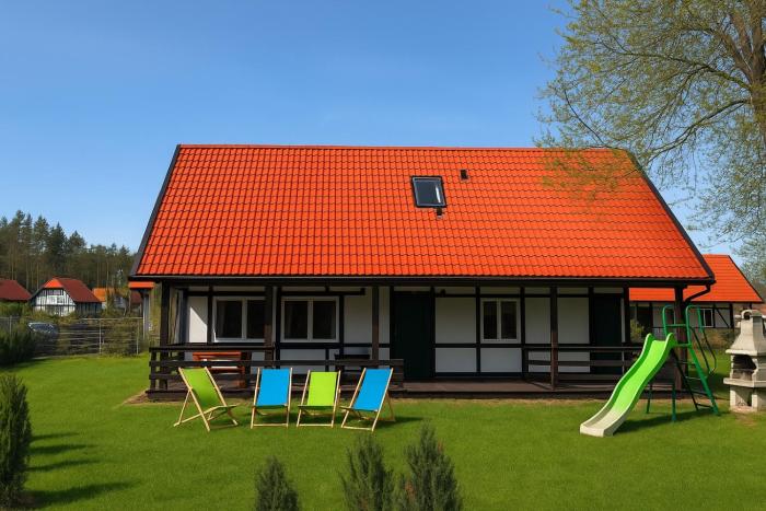 Kaszëbsko Nórcëk 8-10 osób 4 sypialnie jezioro las park linowy łowisko wędkarskie